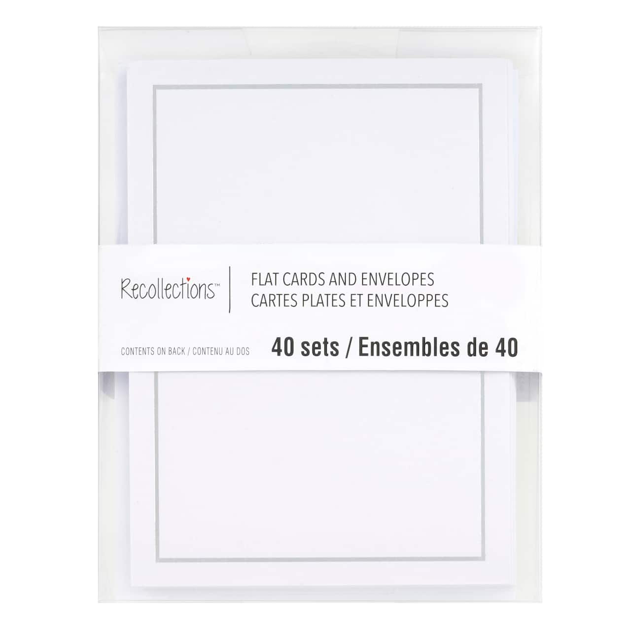 Flat Cards & Envelopes by Recollections™, 3.5" x 4.87"